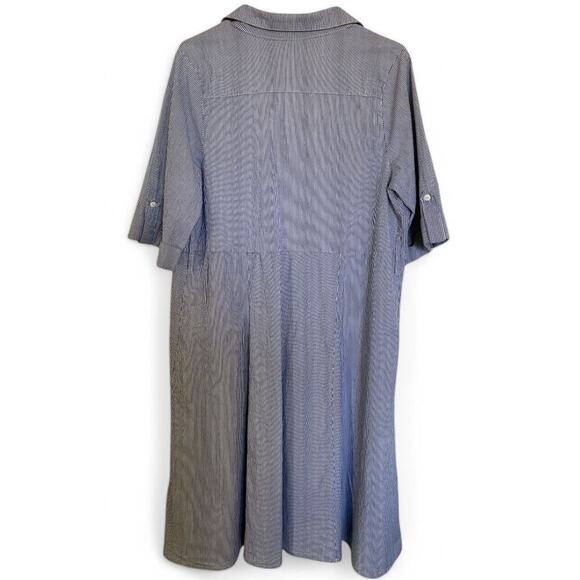 Vintage Lane Bryant A-Line Flared Shirt Dress - Picture 2 of 5